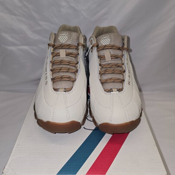 K-Swiss Women's ST329 CMF Bone White/Safari/Gum, Size 8, NIB - Picture 3 of 7